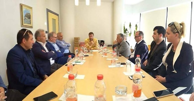 Gjatë takimi me kryetarët e degëve